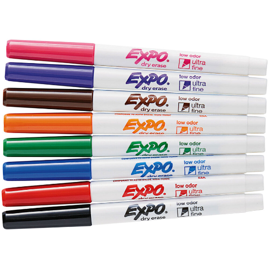 Picture of MARKER EXPO WHITEBOARD FINE ASSORTED COLOURS