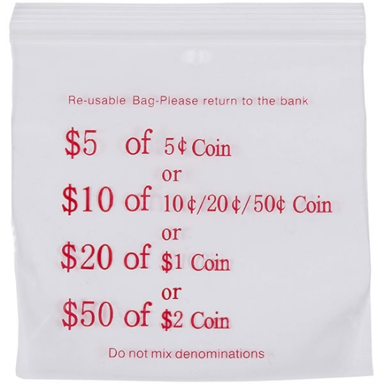 Picture of MBTG COIN BAG 60MIC 110X100 PK100