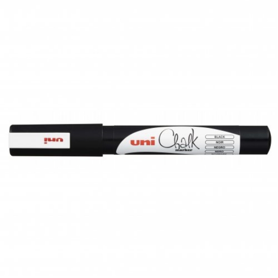 Picture of MARKER UNI LIQUID CHALK PWE5 BLK