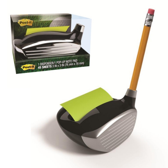 Picture of #POSTIT POPUP NOTE DISPENSER GOLF