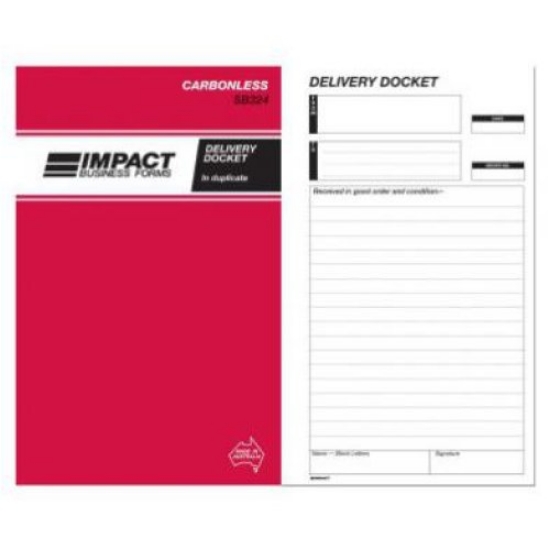 Picture of DELIVERY DOCKET BOOK IN TRIPLICATE