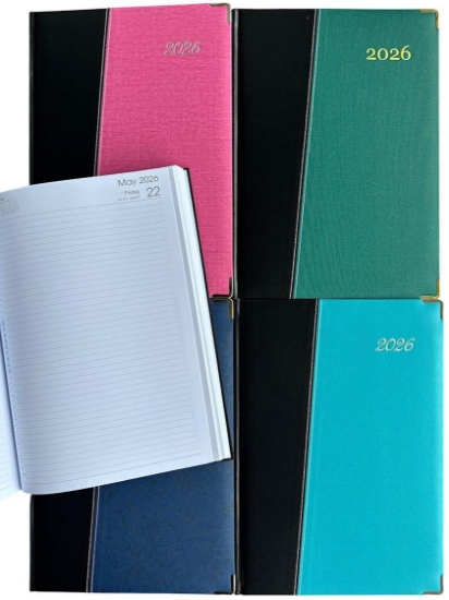 Picture of 2026 DIARY A4 DAY TO PAGE 2 TONE