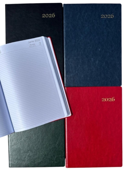 Picture of 2026 DIARY A4 DTP PU COWHIDE GUILT
