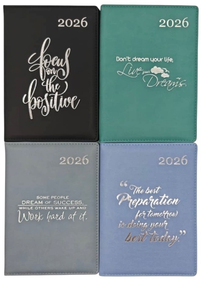 Picture of 2026 DIARY A4 DAY TO PAGE INSPIRATION