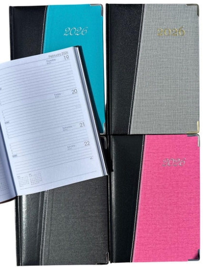 Picture of 2026 DIARY A5 WEEK TO VIEW 2-TONE