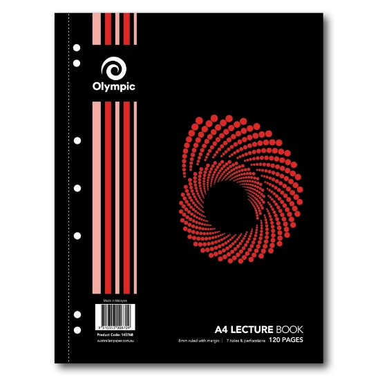 Picture of OLYMPIC LECTURE BOOK A4 120P 8MM
