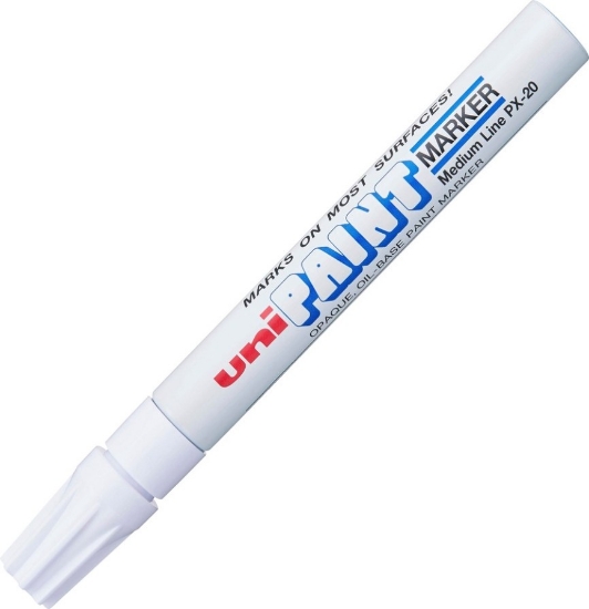 Picture of UNI  MED PAINT MARKER WHITE