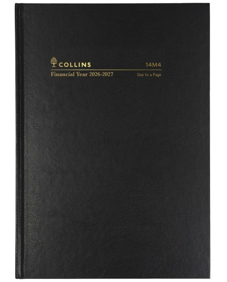 Picture of 26/27 DIARY COLLINS A4 DTP BLK