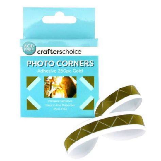 Picture of ADHESIVE PHOTO CORNERS 250PC