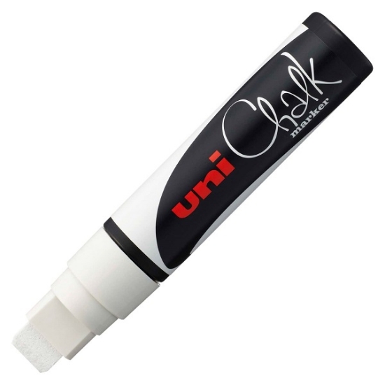 Picture of UNI CHALK MARKER WHITEPWE-17K
