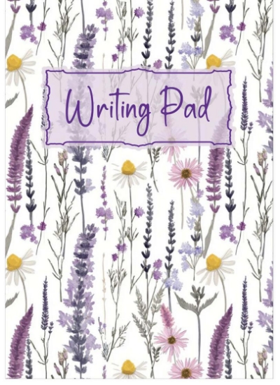 Picture of WRITING PAD A5 WILD FLOWER