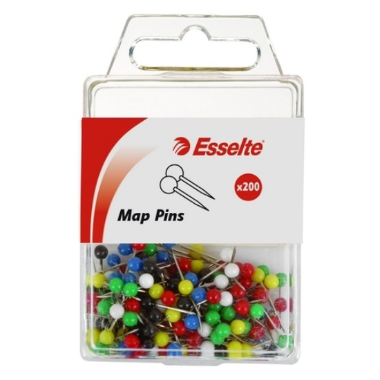 Picture of MAPPING PINS ESSELTE ASST PK200