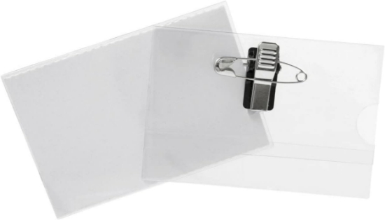 Picture of NAME CARD HOLDER REXEL PIN AND CLIP