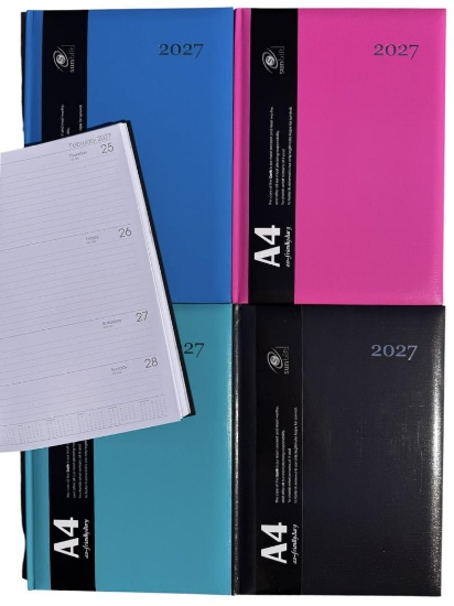 Picture of 2027 DIARY WEEK TO VIEW GLOSS