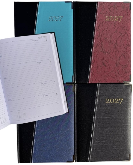 Picture of 2027 DIARY A5 WEEK TO VIEW 2-TONE